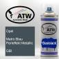 Preview: Opel, Metro Blau Perleffekt Metallic, GBI: 400ml Sprühdose, von ATW Autoteile West.